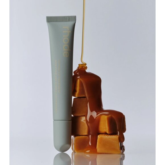 NEW Rhode Shea Butter Peptide Lip Plumping Treatment (Salted Caramel) .3 oz/10ml - Picture 9 of 13
